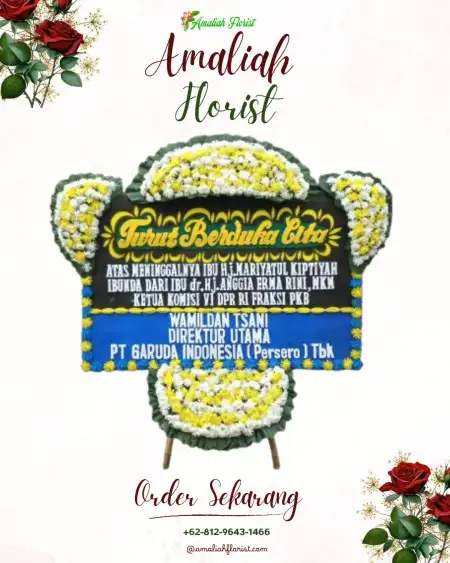 Papan Bunga Duka Rungkut
